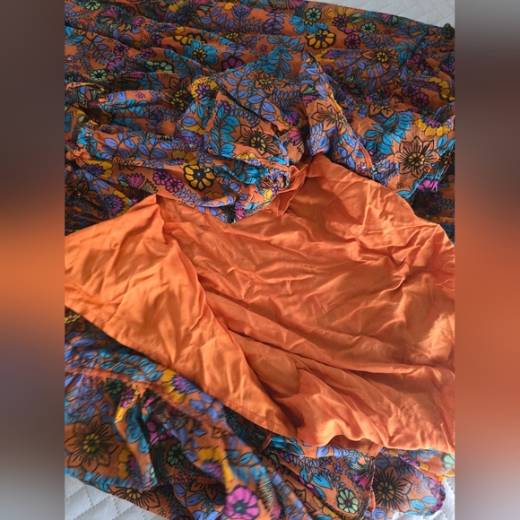 Free People Cassis Floral Printed Chiffon Dress - Picture 6 of 8